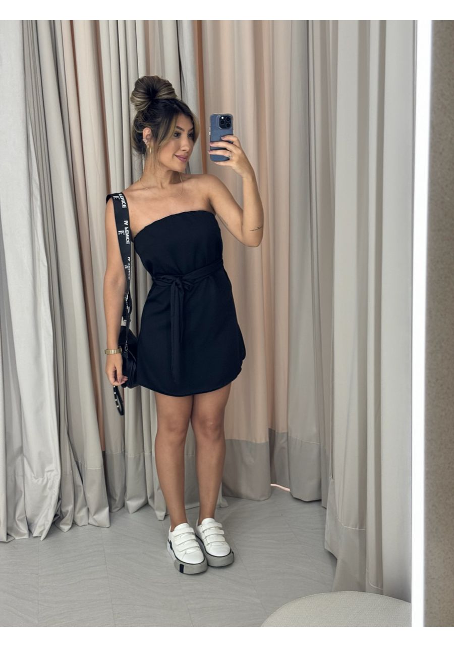 VESTIDO MARIANA TOMARA QUE CAIA PRETO - 0047820032 - CAROLLA FERRARO