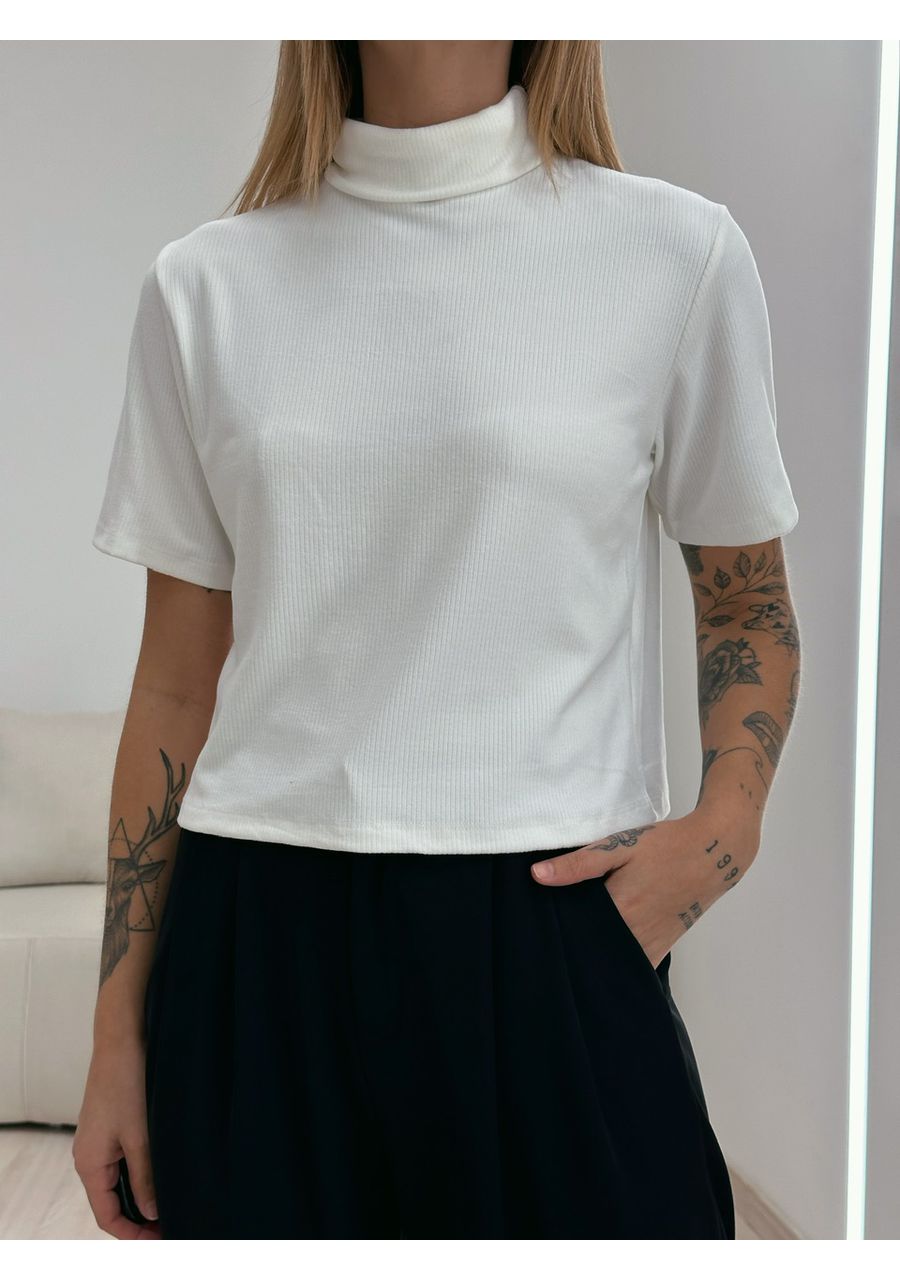 BLUSA LÍVIA CANELADA OFF - 0049900048 - CAROLLA FERRARO