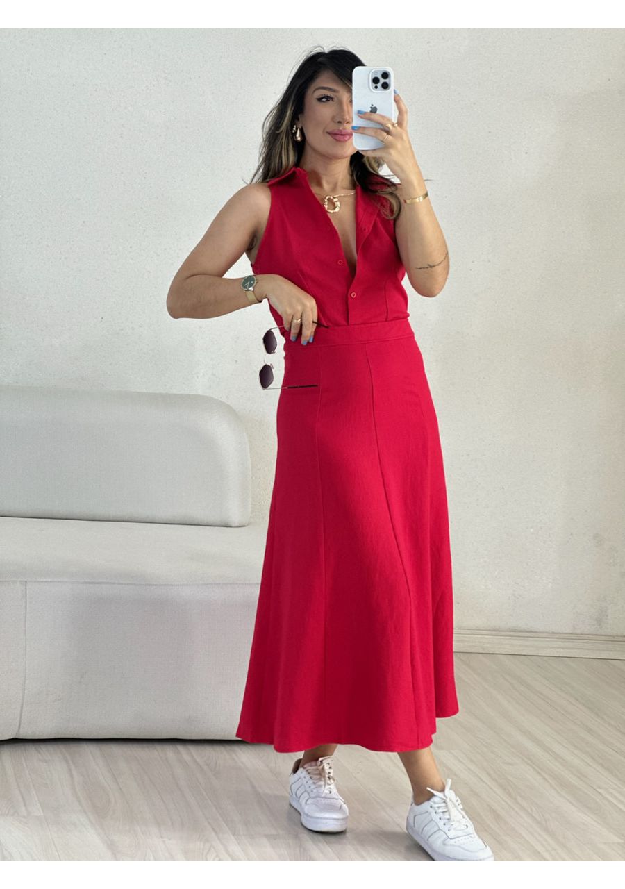 CONJUNTO ANNE COLETE VERMELHO - 0055710006 - CAROLLA FERRARO