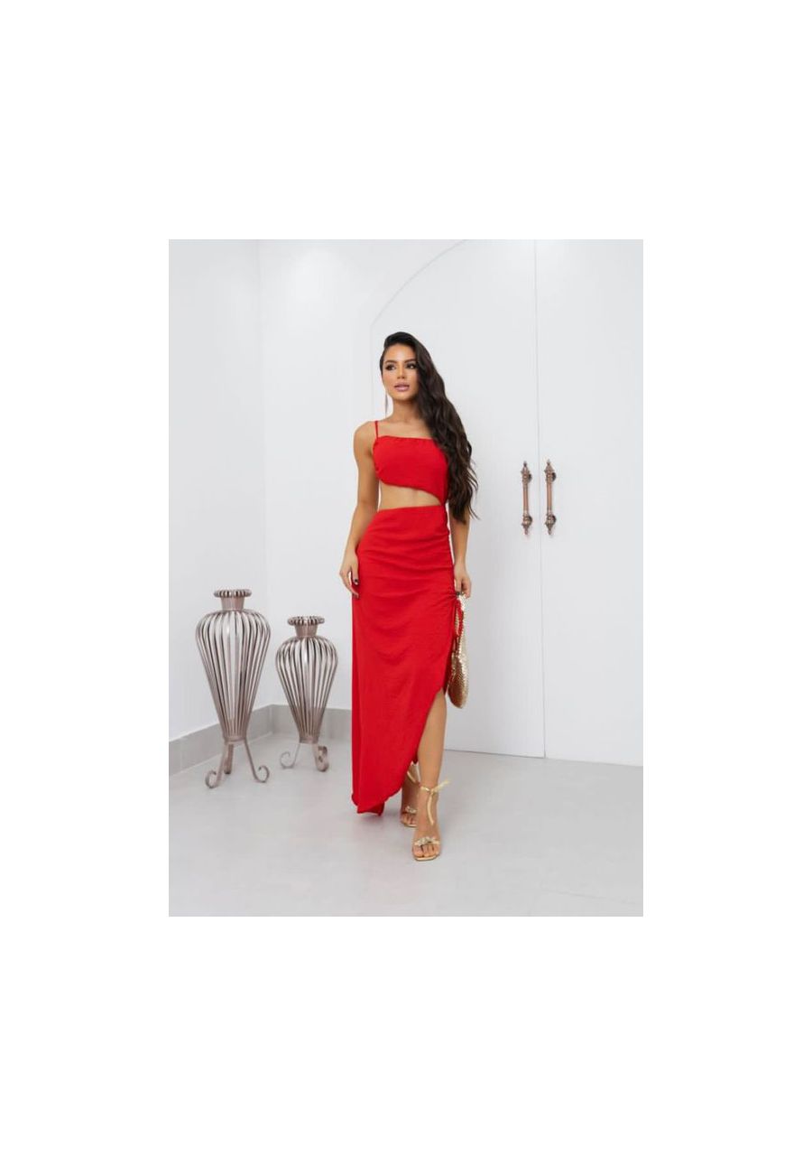 Vestido Emilly Vermelho - 202325 - Look de Luxo - Moda Feminina