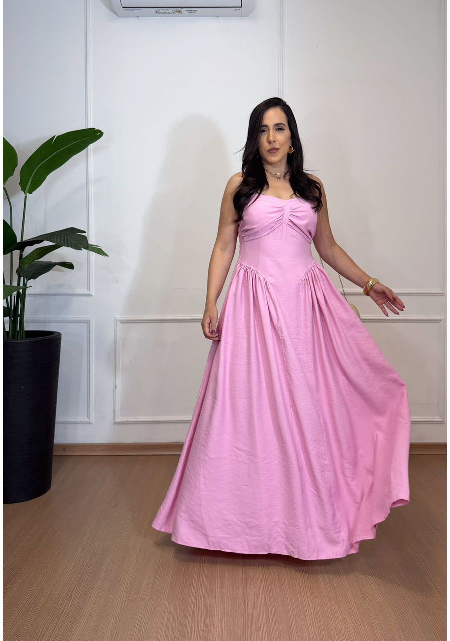 Vestido Aurora Rosa Bebê - 2024633 - Look de Luxo - Moda Feminina