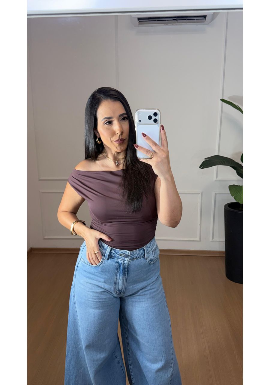 Blusa Livia Marrom - 2024641 - Look de Luxo - Moda Feminina