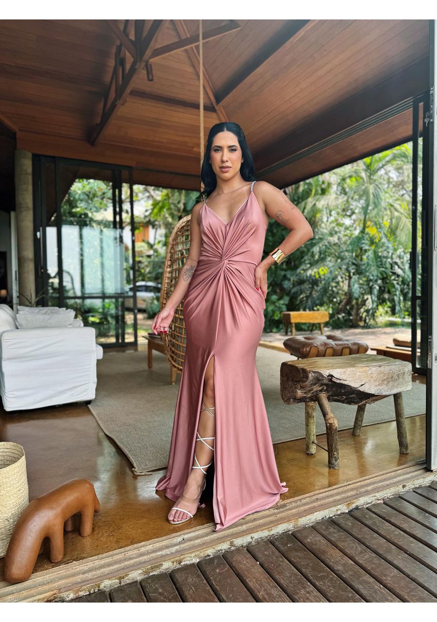 Vestido Sofia Rosê - 2024276 - Look de Luxo - Moda Feminina