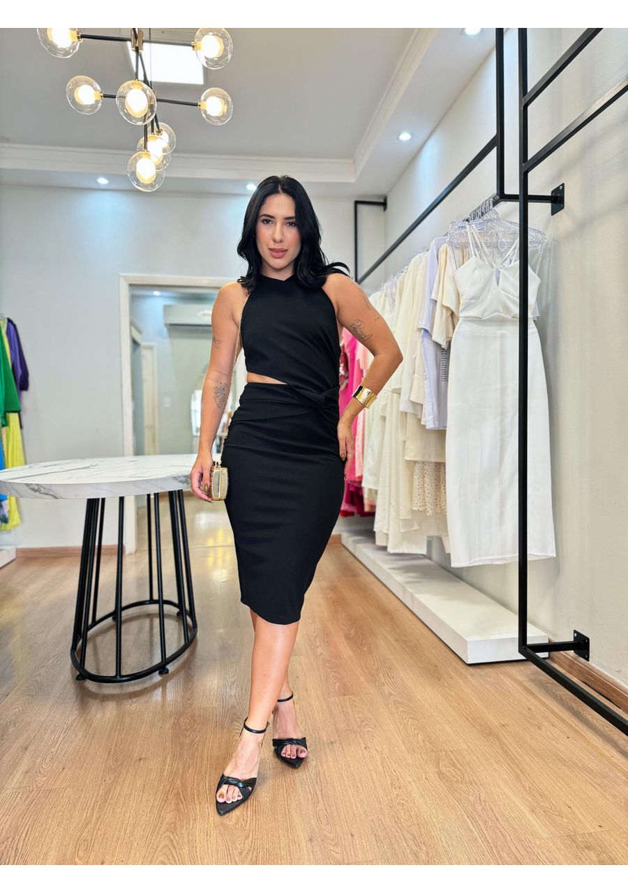 Vestido Nicole Preto - 2024271 - Look de Luxo - Moda Feminina