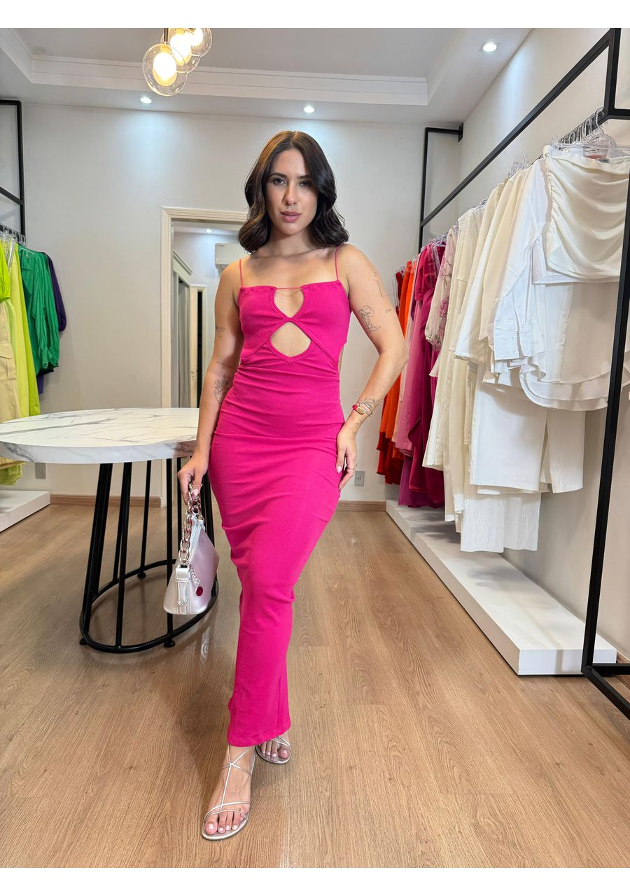 Vestido karina Pink - 2024615 - Look de Luxo - Moda Feminina