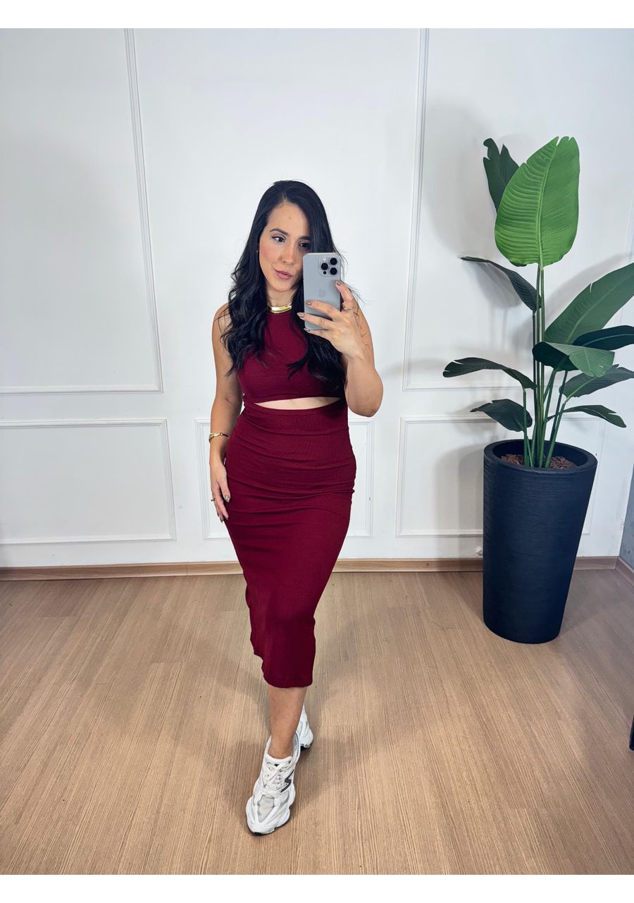 Vestido Lívia Marsala - 2024508 - Look de Luxo - Moda Feminina