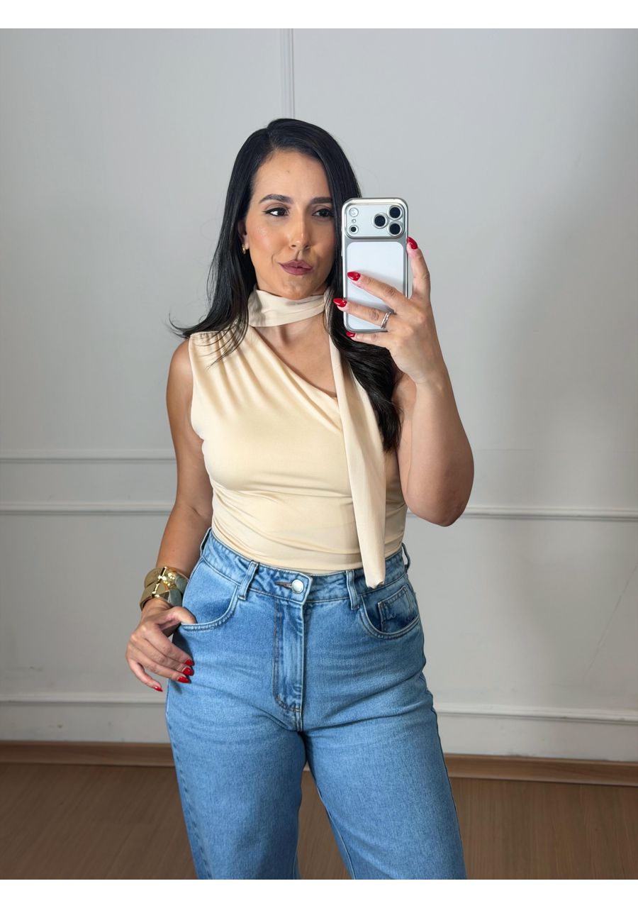 Blusa Isa Nude - 2024150 - Look de Luxo - Moda Feminina