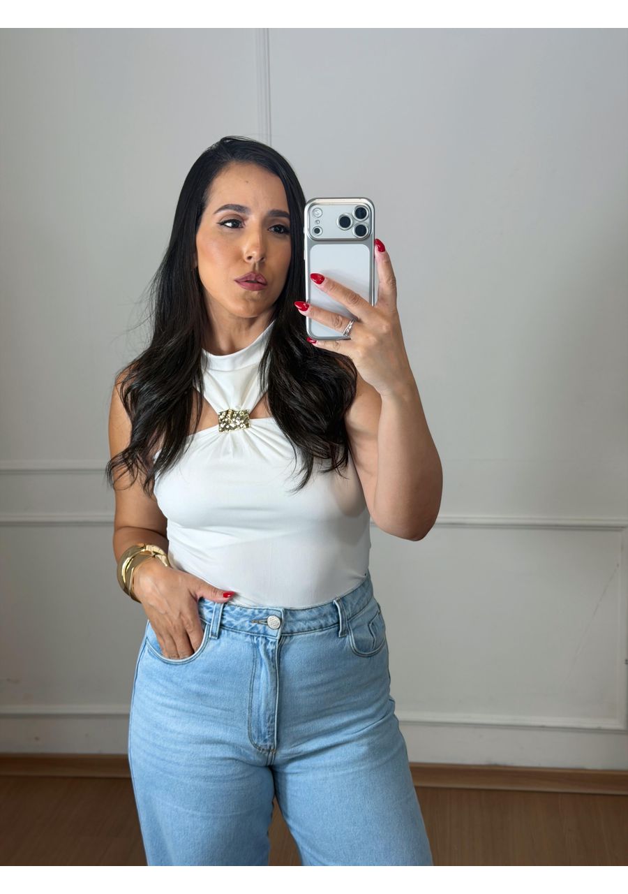 Blusa Iris Branca - 2024646 - Look de Luxo - Moda Feminina