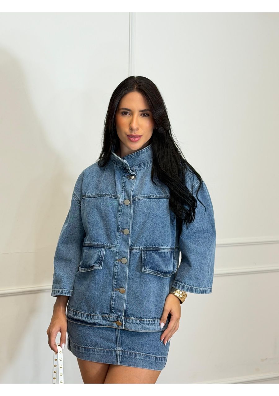 Jaqueta Jeans Maitê - 2024164 - Look de Luxo - Moda Feminina
