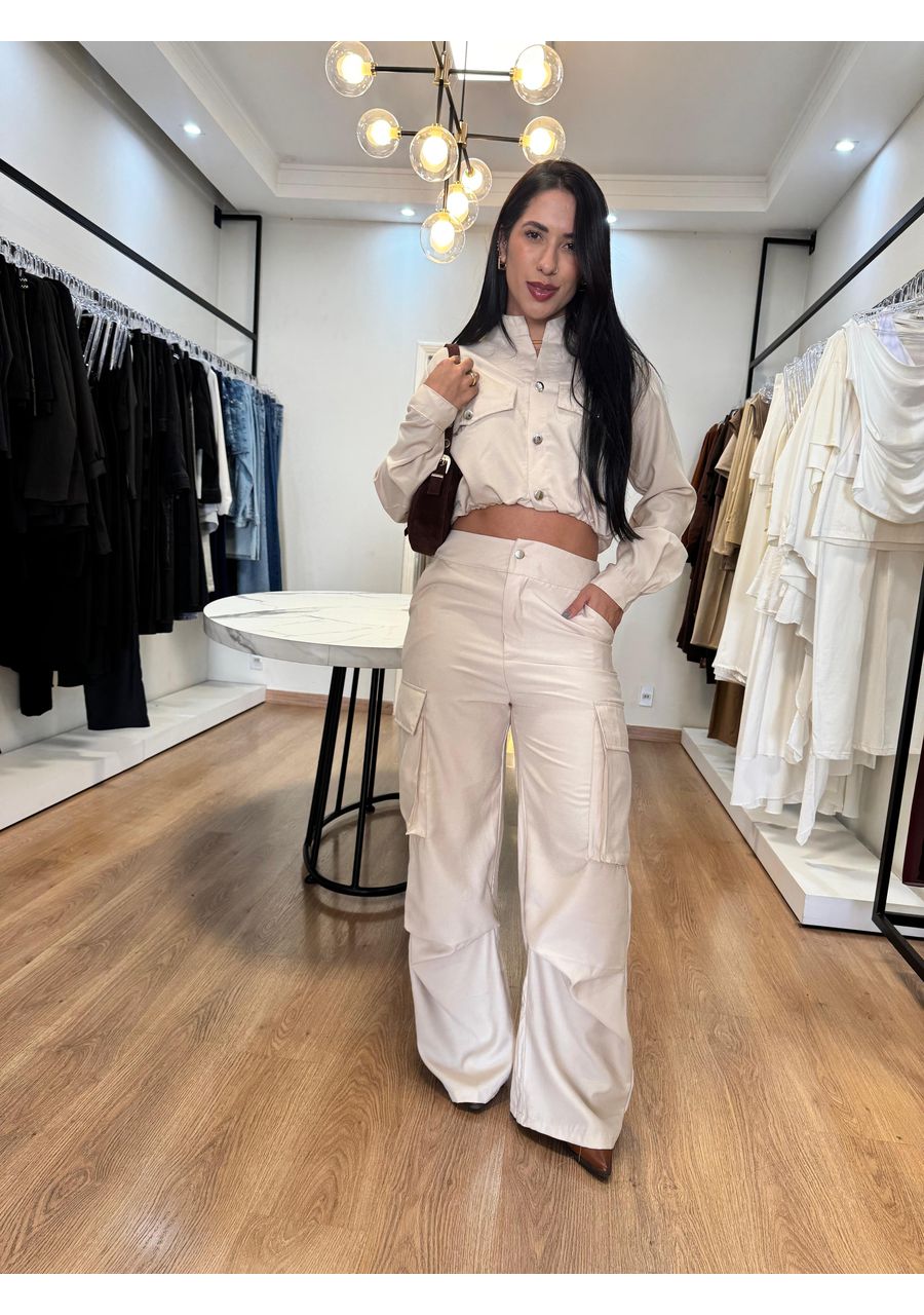 Conjunto Bianca Nude - 2024519 - Look de Luxo - Moda Feminina