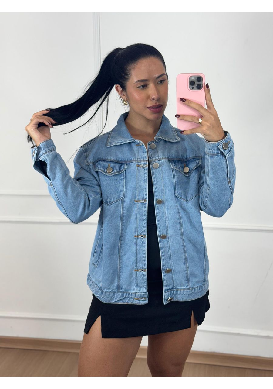 Jaqueta Jeans Oversized - 2024541 - Look de Luxo - Moda Feminina