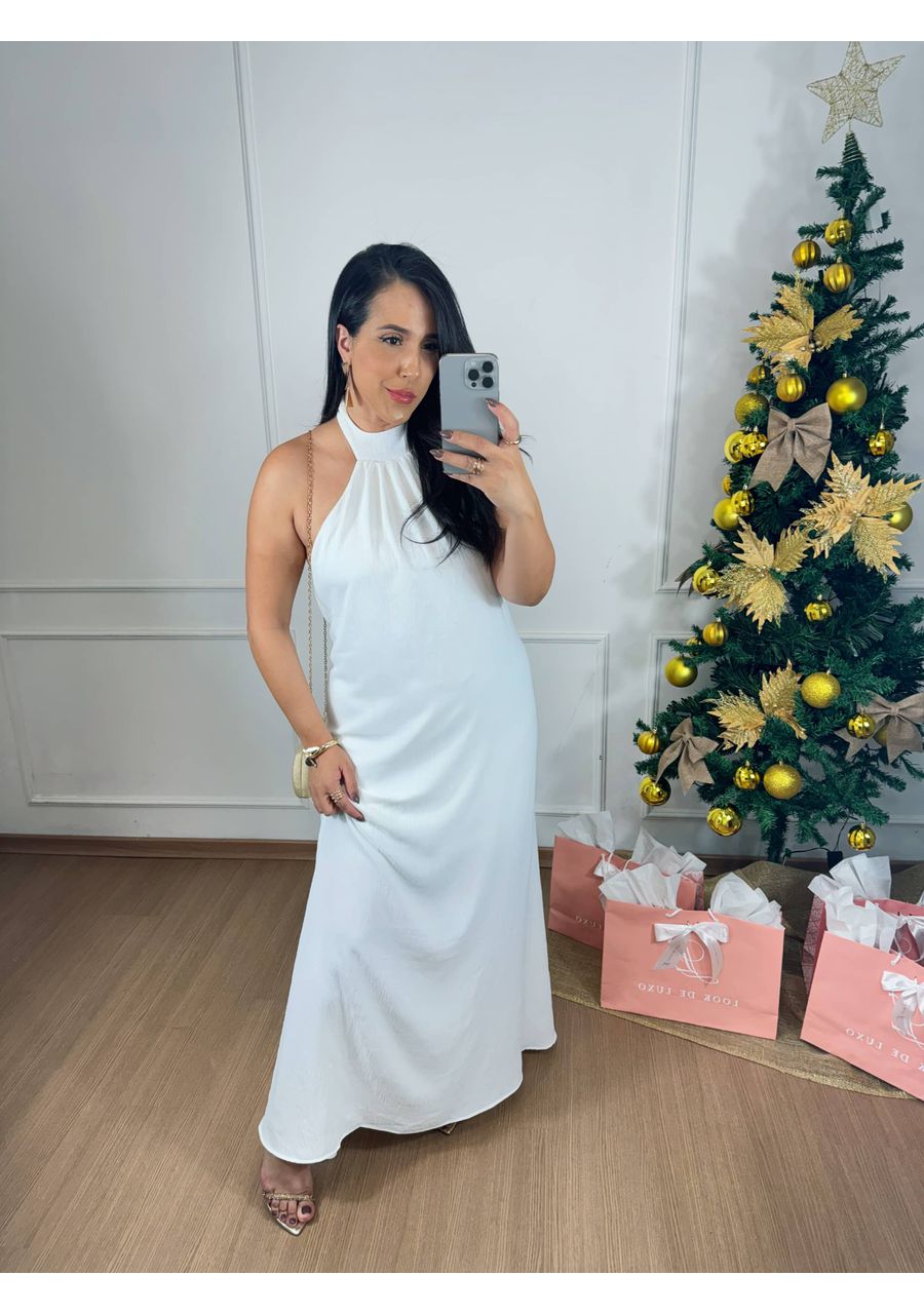 Vestido Luara Branco - 202403 - Look de Luxo - Moda Feminina