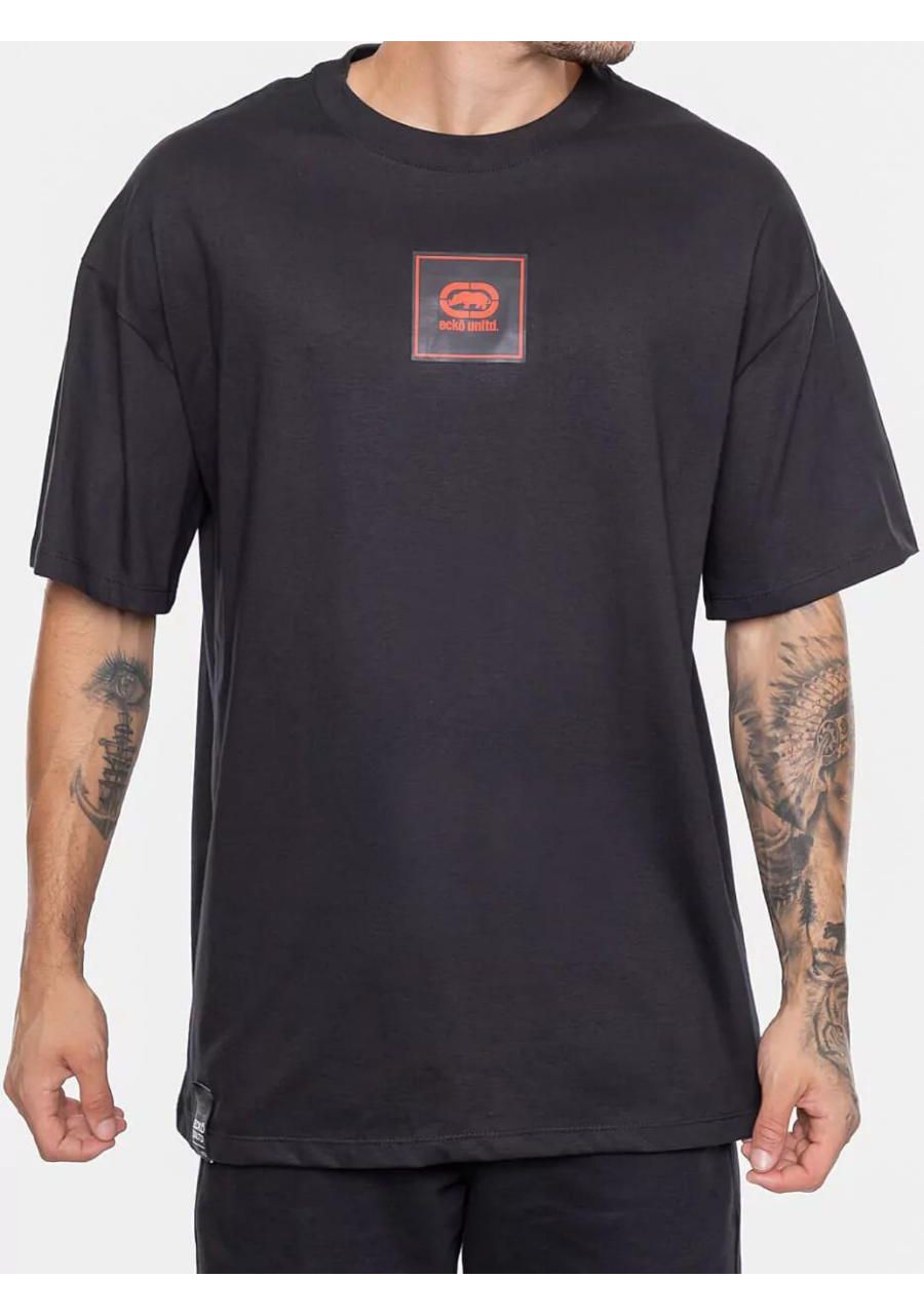 Camiseta Over Ecko REF:J957A - 105099 - PRETA - MIX MODA