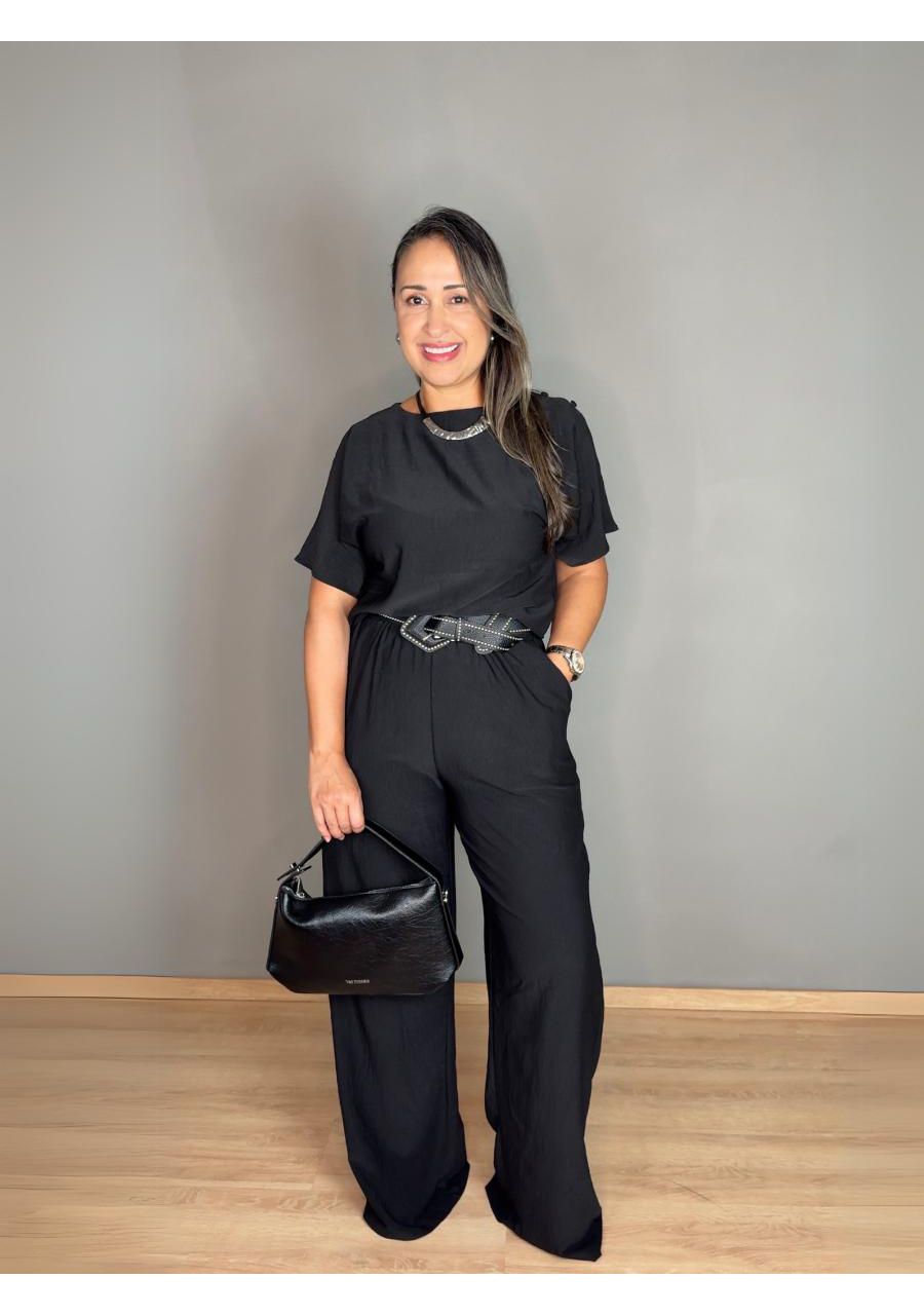 Conjunto Acetinado Com Calça REF:XB21051 - 105801 ... - MIX MODA