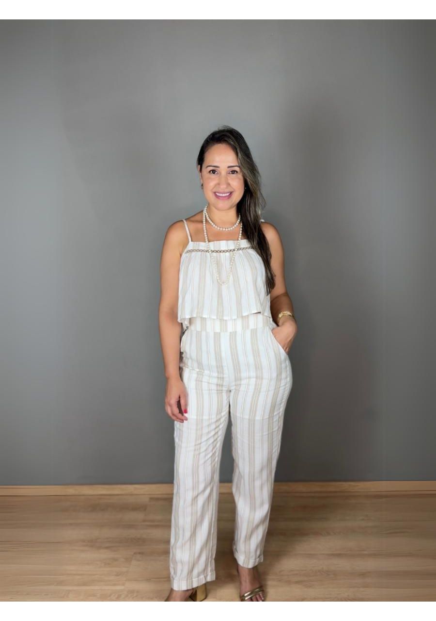 Conjunto Listrado Com Calça REF:990001 - 105894 - ... - MIX MODA