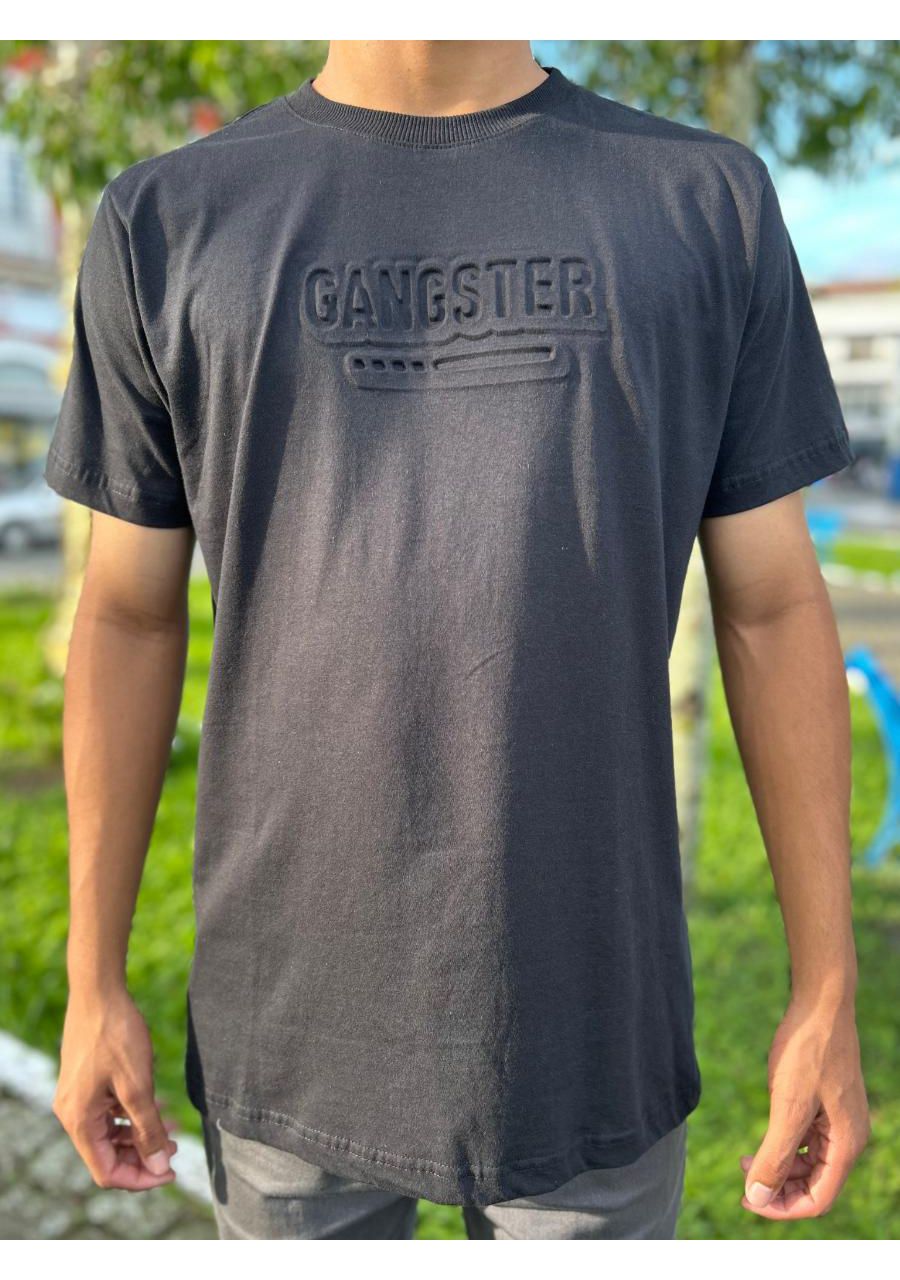 Camiseta Com Relevo Gangster REF:10163865 - 105928... - MIX MODA