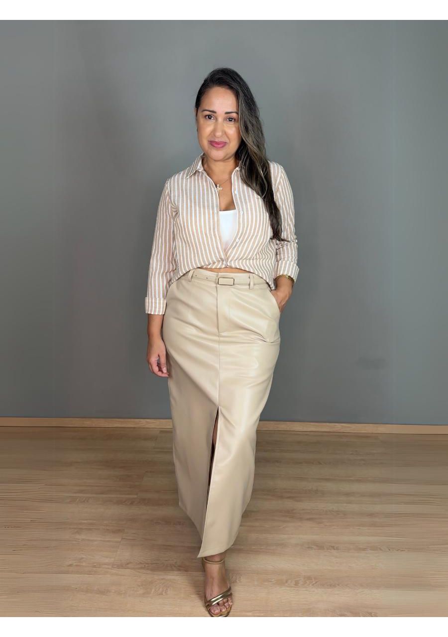 Camisa Tradicional Listrada REF:810033 - 106711 - ... - MIX MODA