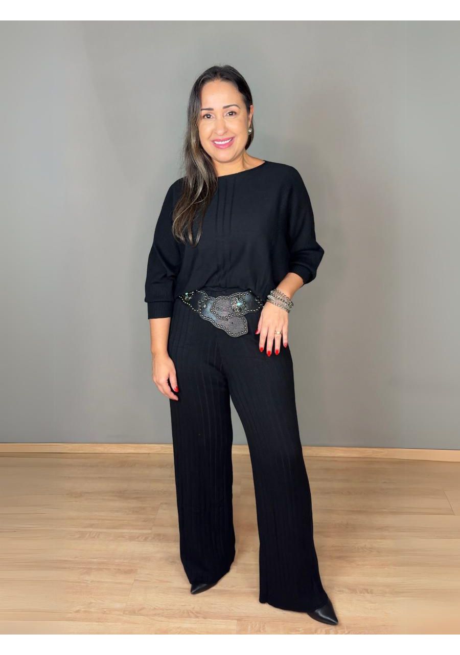 Conjunto Modal Pantalona Canelado REF:M5051 - 1070... - MIX MODA