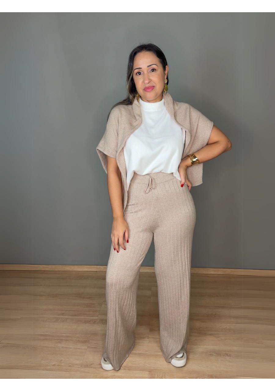 Conjunto Modal Pantalona Canelado REF:M5051 - 1070... - MIX MODA