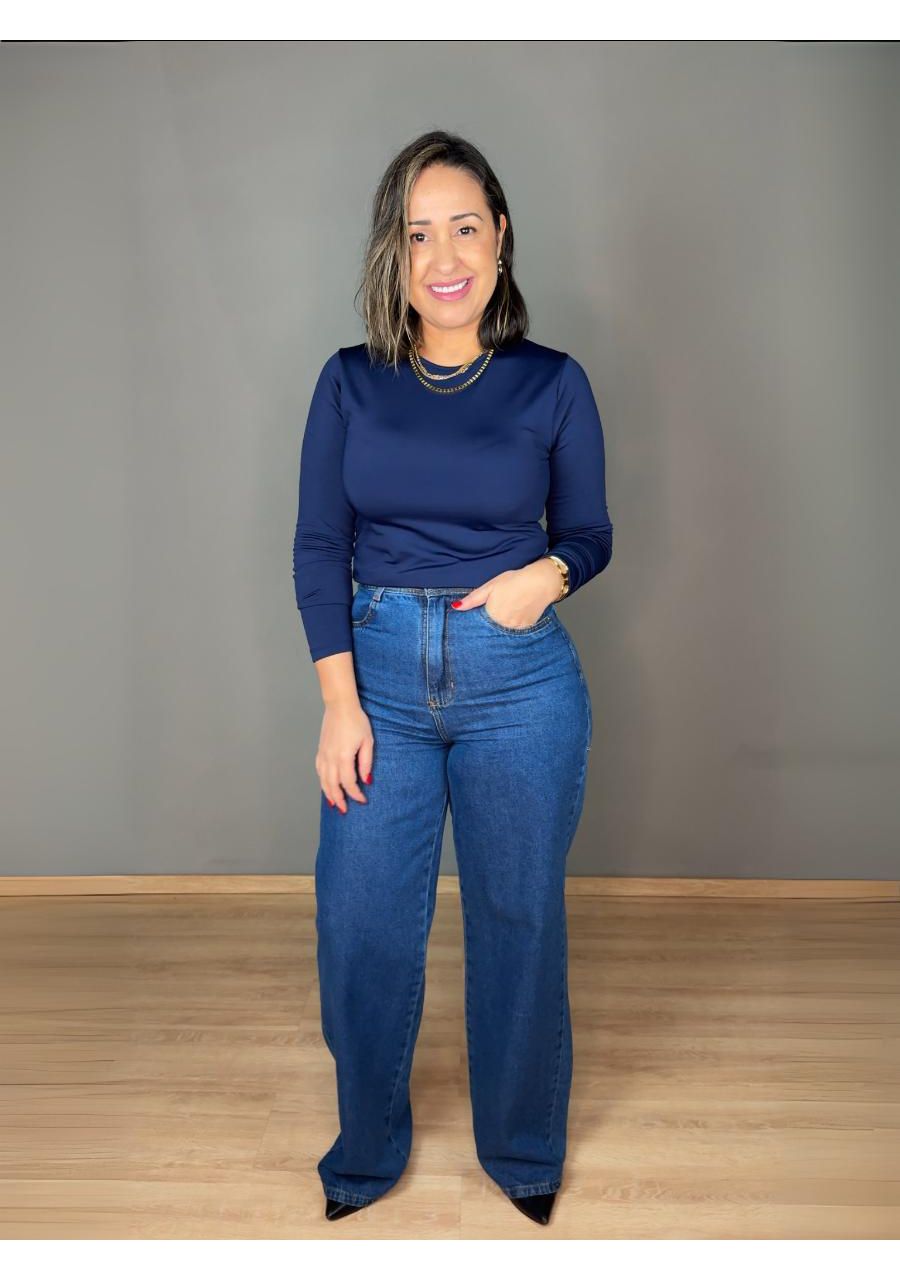 Calça Wide Leg Jeans REF:6406 - 107363 - JEANS - MIX MODA