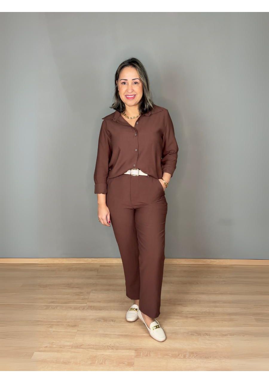 Conjunto Camisa Com Calça Marant REF:J8520 - 10749... - MIX MODA