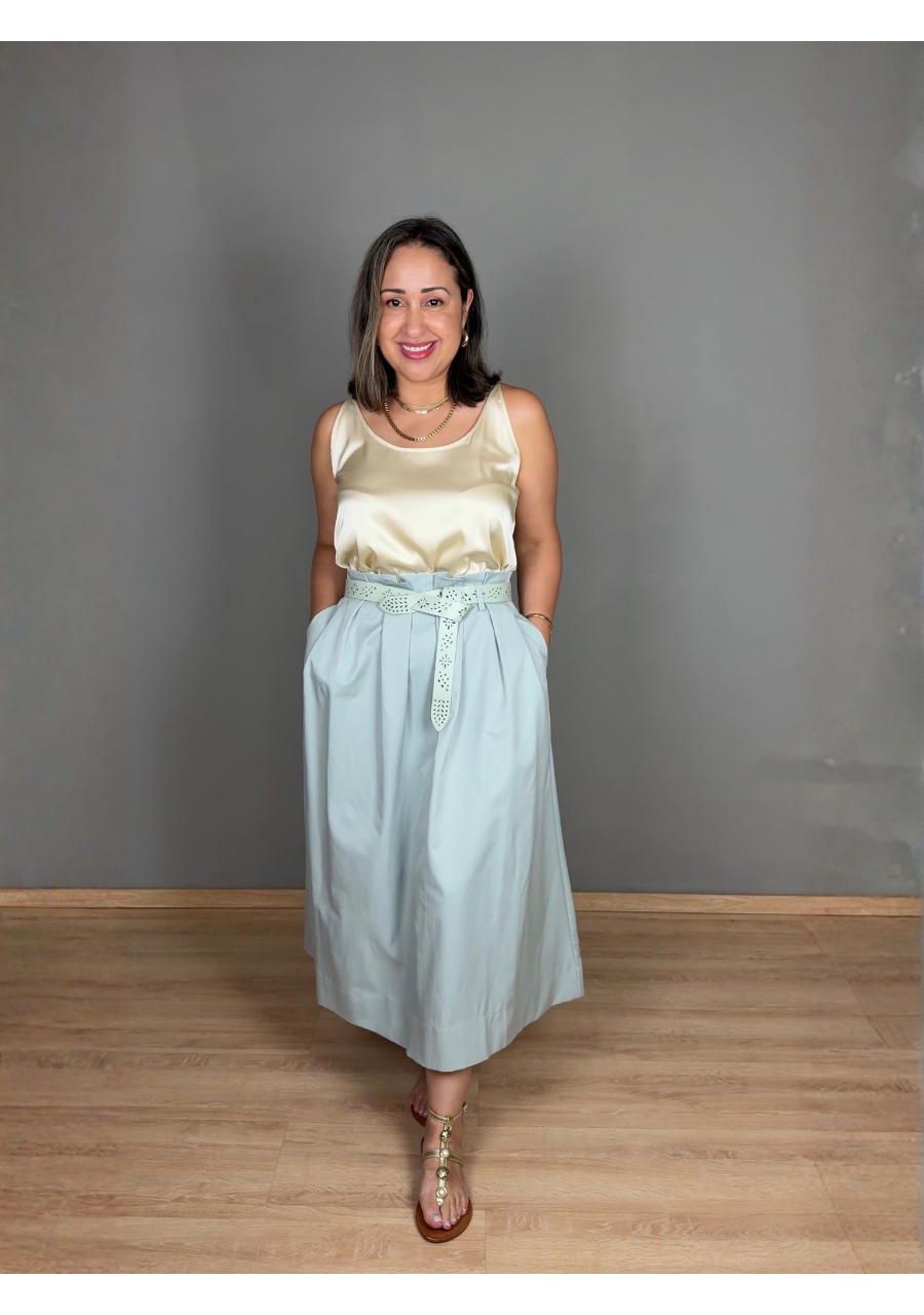 Blusa Alcinha Cetim Básica REF:411103 - 108496 - C... - MIX MODA