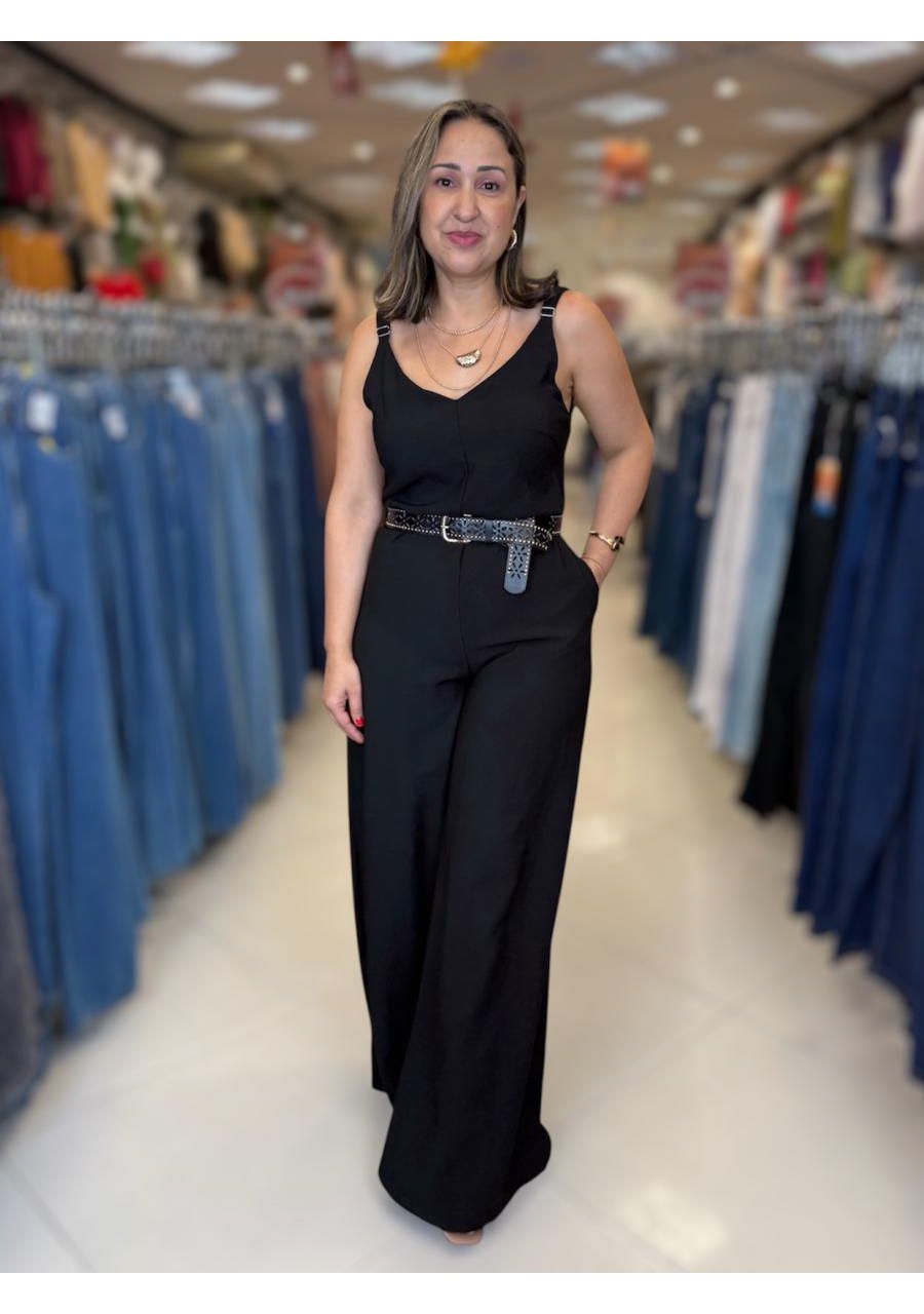 Macacão Alcinha Pantalona Marant REF:MC0531 - 1088... - MIX MODA