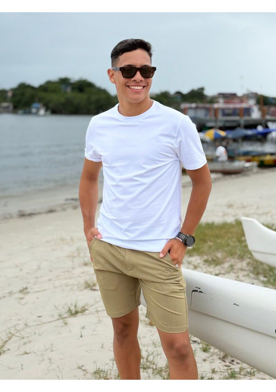 Camiseta Básica Comfort REF:9009113 - 108952 - BRA... - MIX MODA