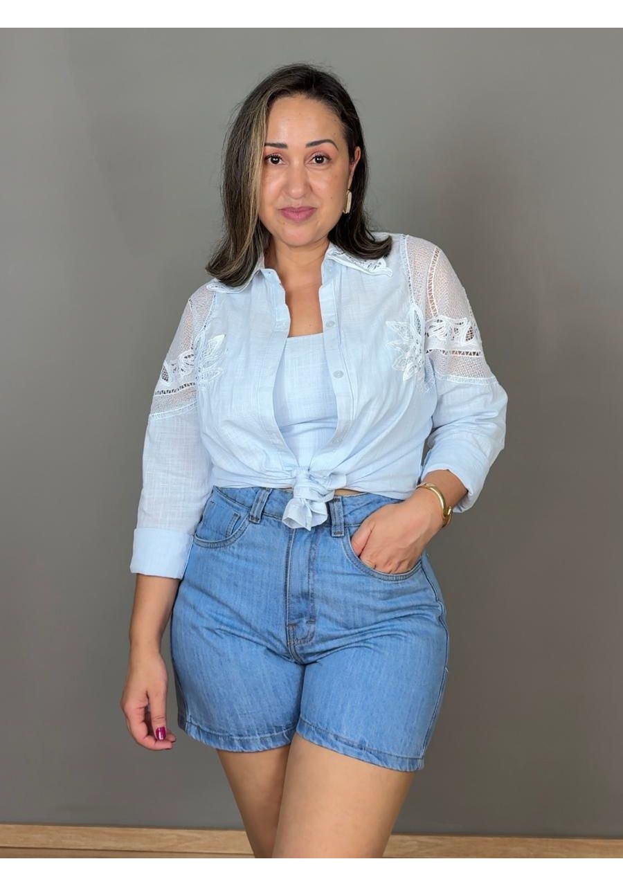 Shorts Curto Mom Jeans REF:225959 - 109017 - JEANS - MIX MODA