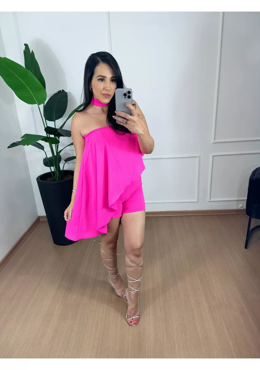 Macaquinho Eduarda Rosa - 2024296 - Look de Luxo - Moda Feminina