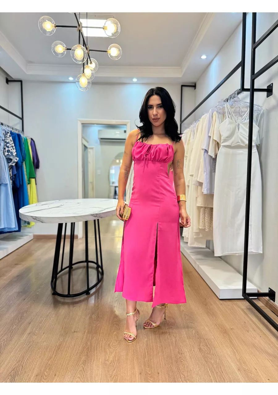 Vestido Marina Rosa - 2024266 - Look de Luxo - Moda Feminina