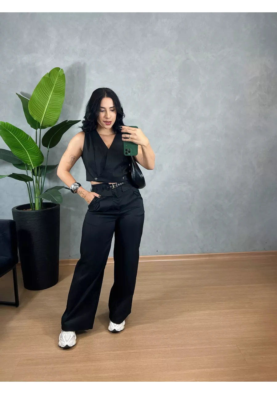 Conjunto Pérola Preto - 2024357 - Look de Luxo - Moda Feminina