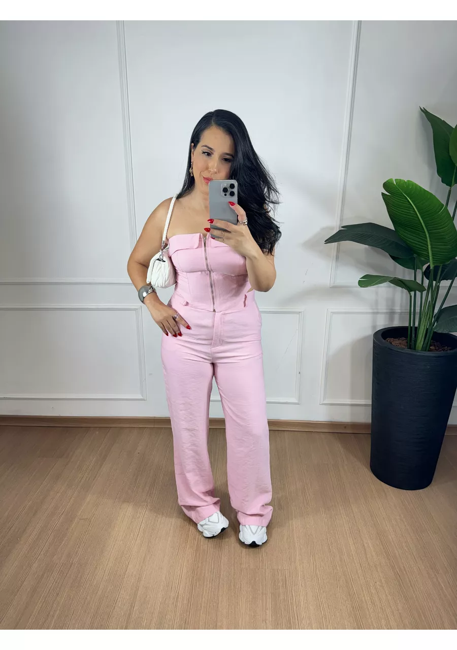 Conjunto Valentina Rosa - 2024369 - Look de Luxo - Moda Feminina