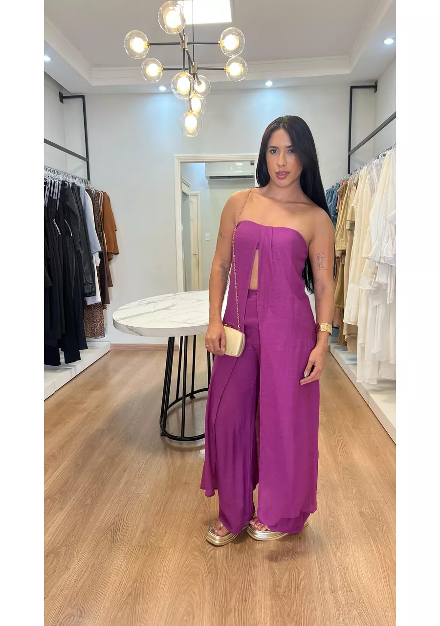 Conjunto Gisele Fúcsia - 2024456 - Look de Luxo - Moda Feminina