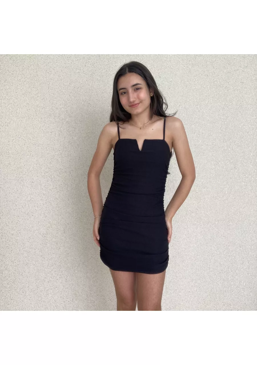 VESTIDO DRAPEADO