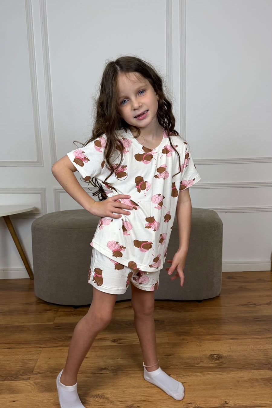 PIJAMA INFANTIL CURTO CAPIVARA - 230 - Innova Dama