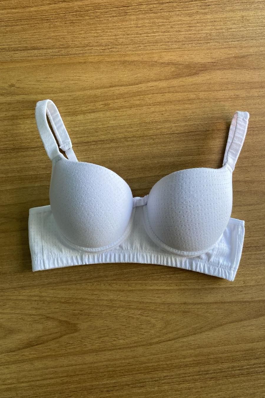 SUTIÃ ALGODÃO DRY FIT COM BOJO E ALÇA LARGA ENCAPADA BRANCO - 406 BRANCO - Innova Dama
