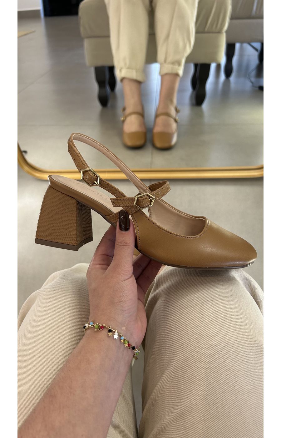 Slingback Diana Capuccino - AURORA URBAN.