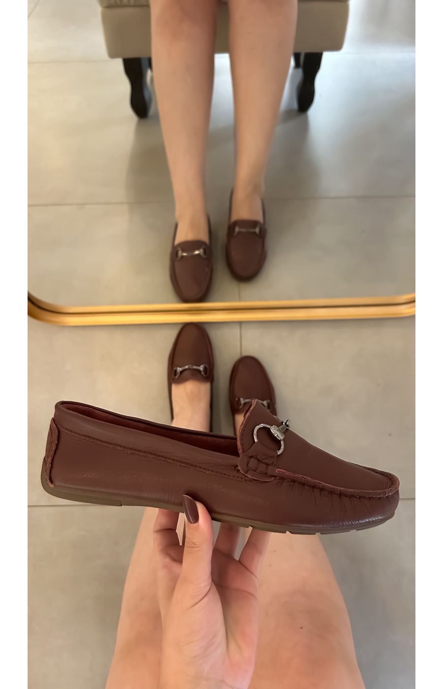 Mocassim Luana Malbec - AURORA URBAN.