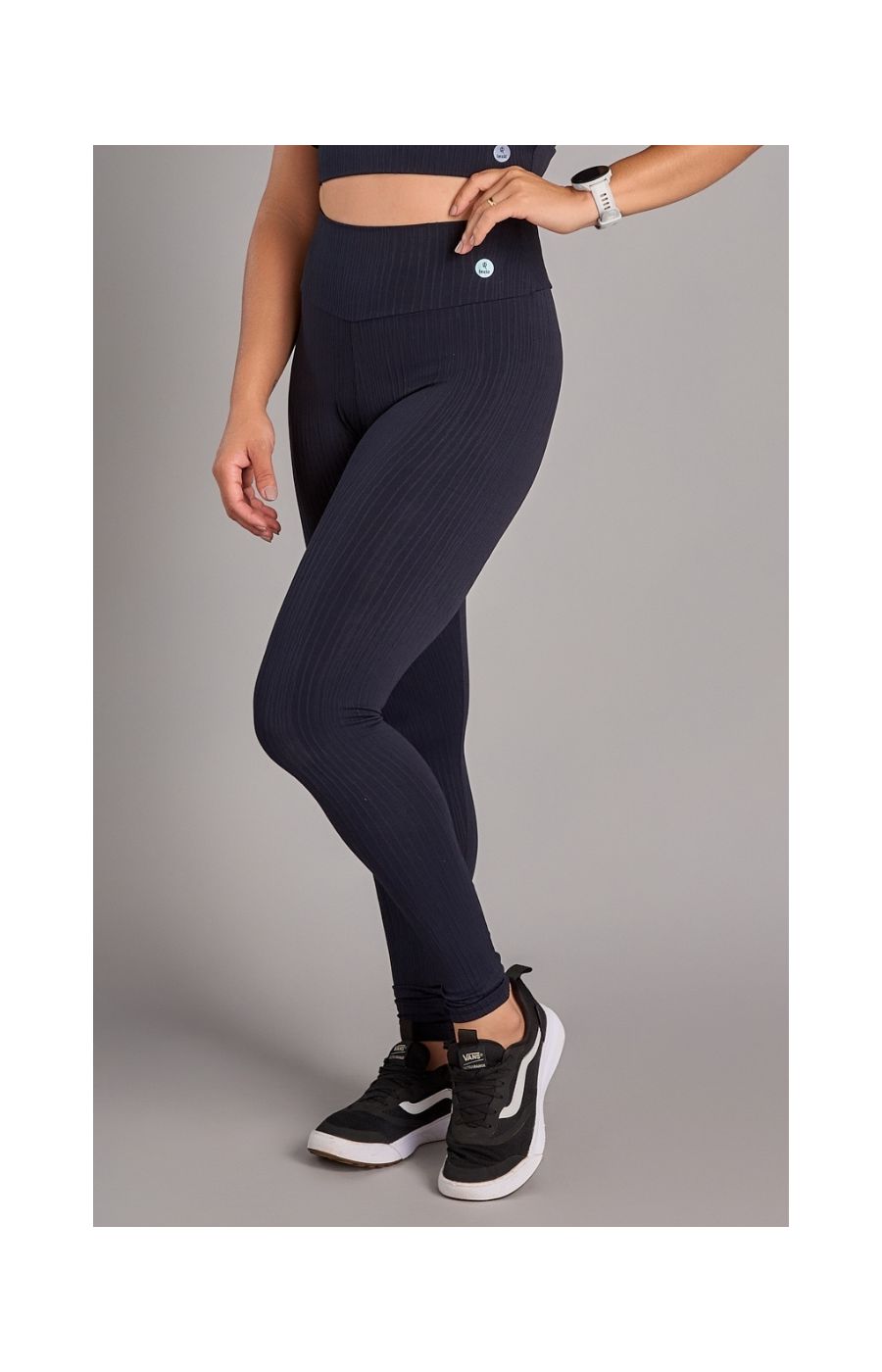 Legging Empina Bumbum Canelada Bionic Preto