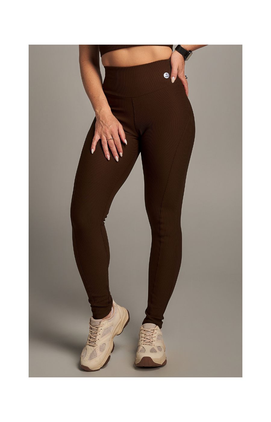 Calça Legging Canelada Wish Café