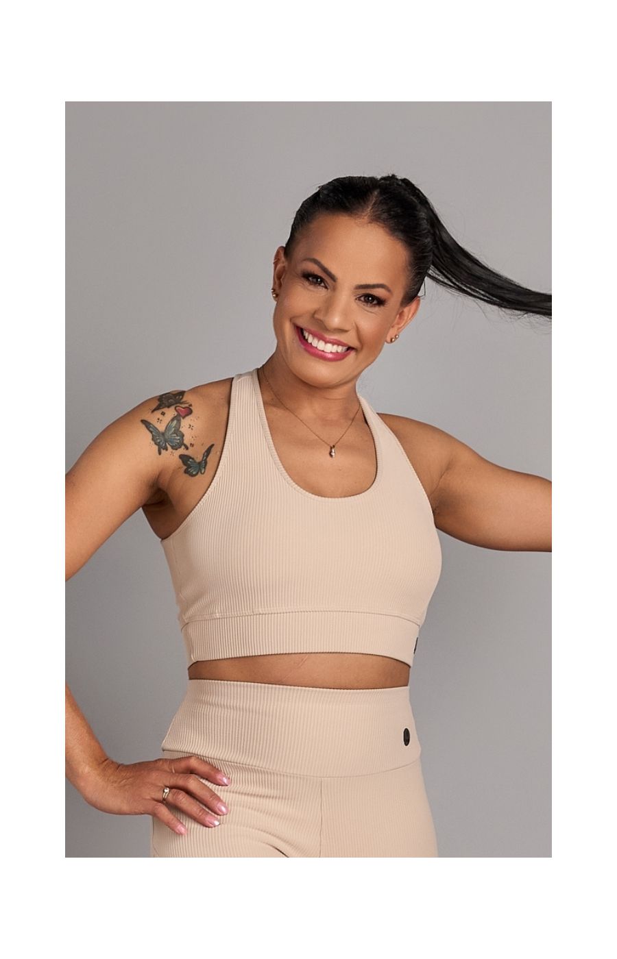 Top Canelado Wish Off White