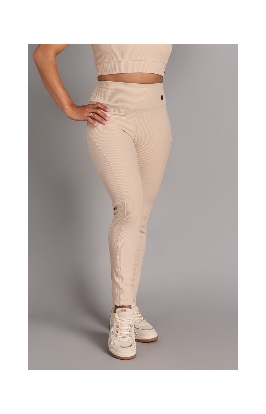 Calça Legging Canelada Wish Off White