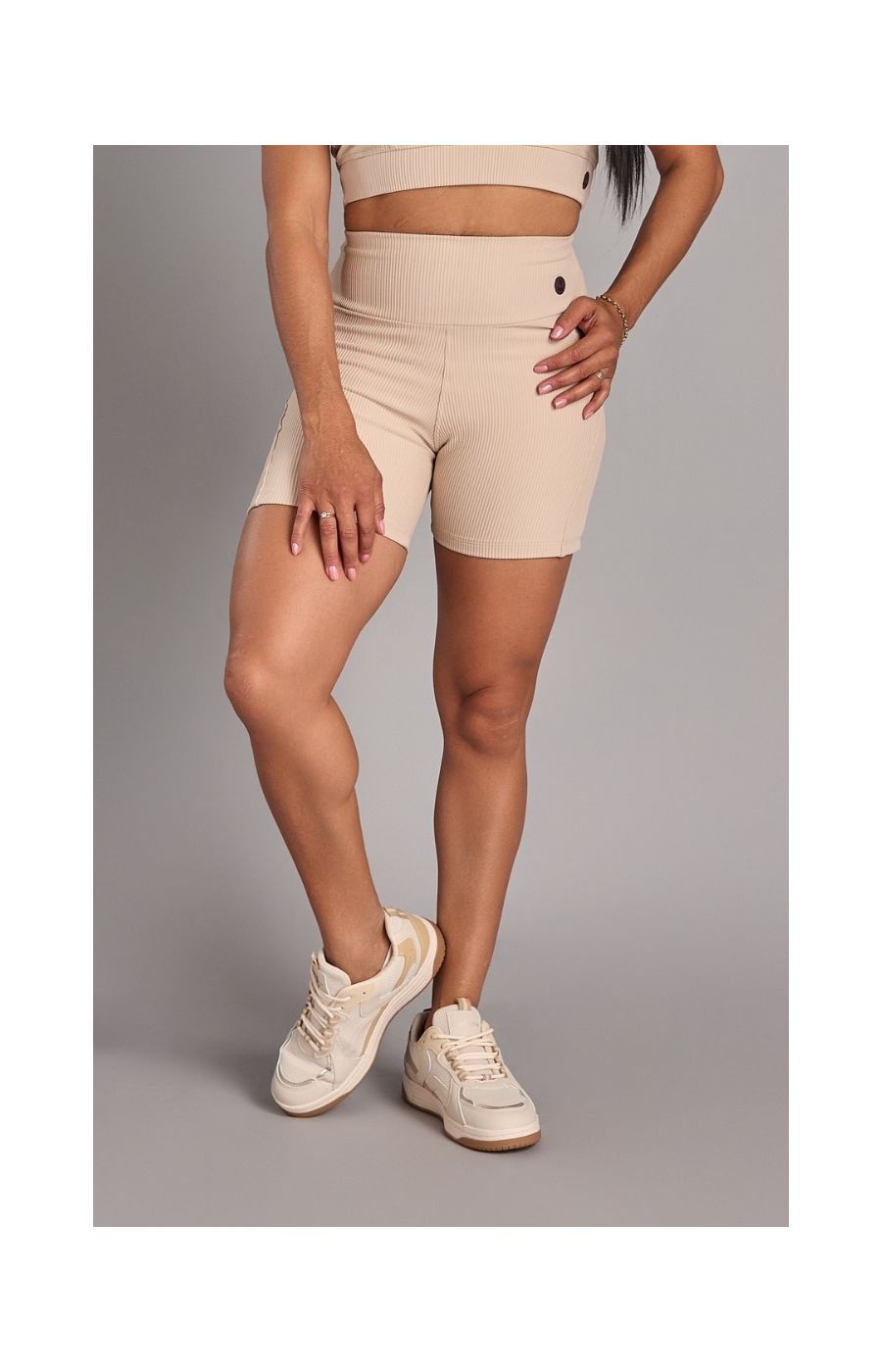 Shorts Canelado Wish Off White