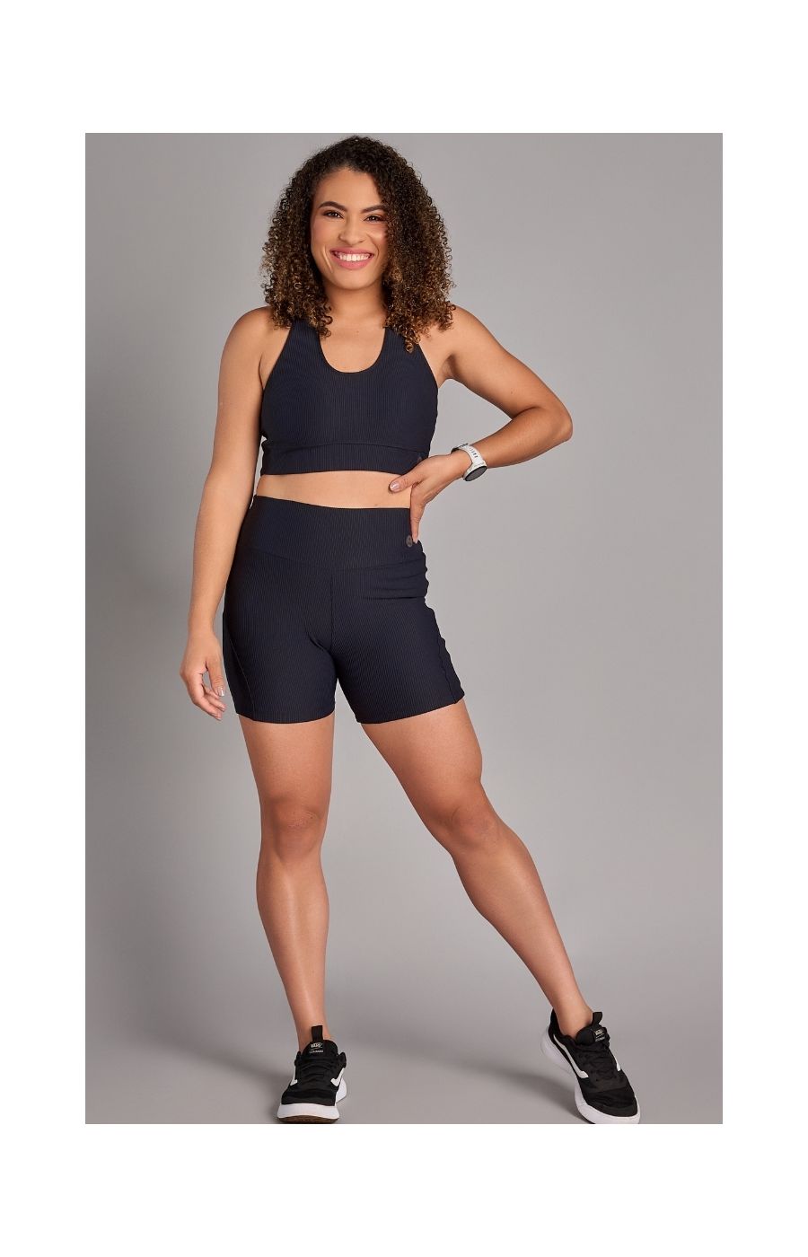 Conjunto Top e Shorts Wish Preto