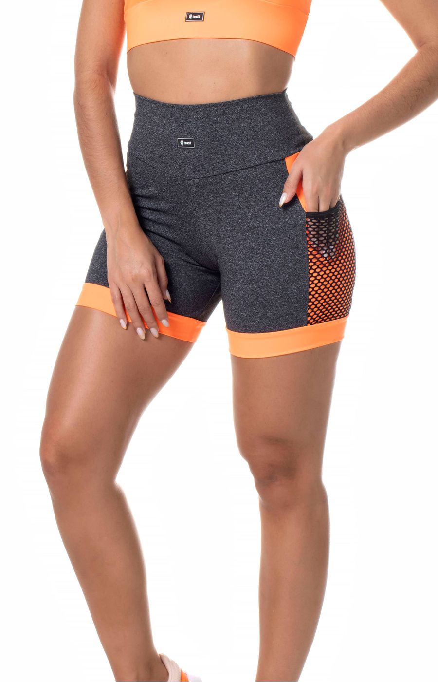 Shorts Fast Laranja