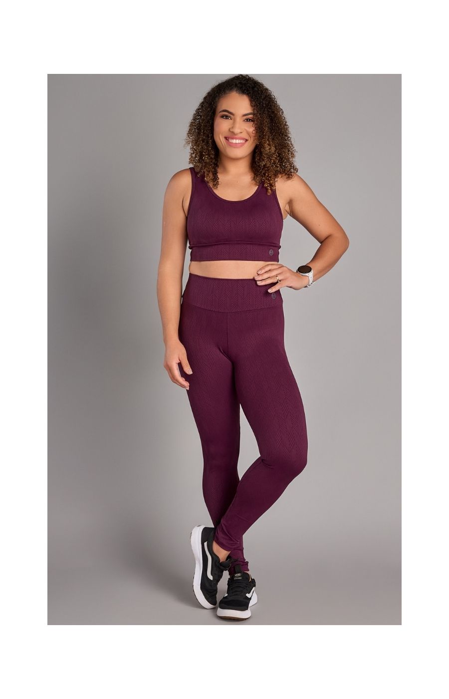 Conjunto Top e Legging Fusion Açaí