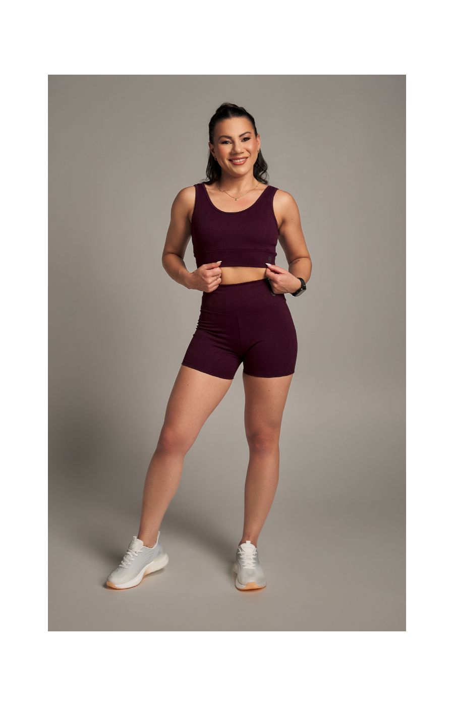Conjunto Top e Shorts Fusion Açaí