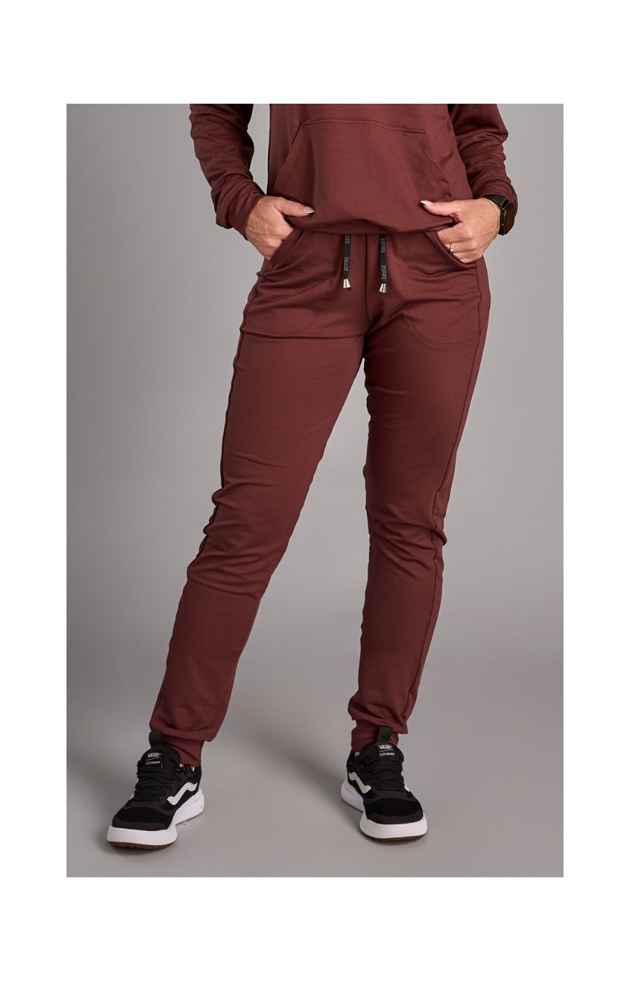 Calça Jogger Moletinho Glow Marrom