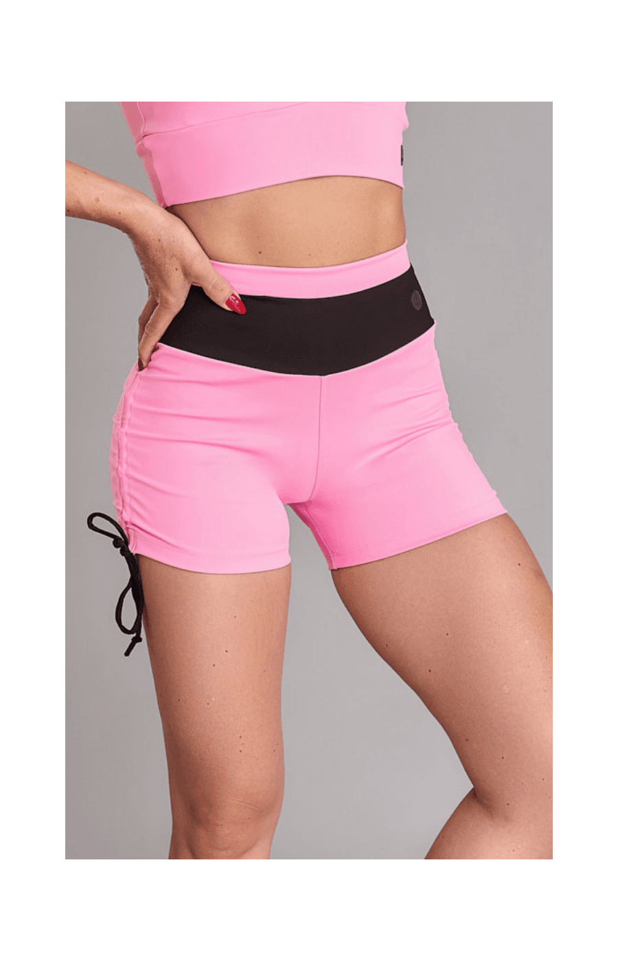 Shorts Vibration Rosa bebê